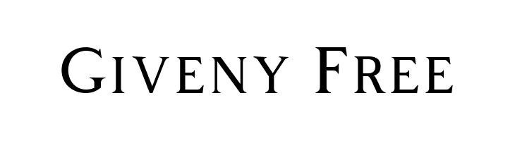 Giveny Free  Скачать бесплатные шрифты