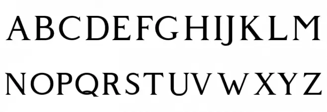 Giveny Free Caratteri MINUSCOLO