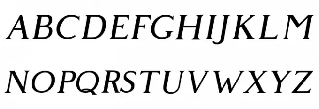 GivenyFree-Italic Fuentes MINÚSCULAS