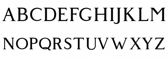 GivenyFree 字体 大写