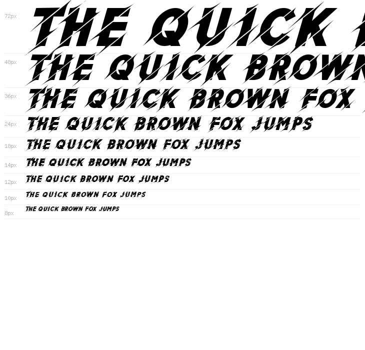 Giver Made Italic Waterfall