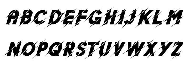Giver Made Italic Font LOWERCASE