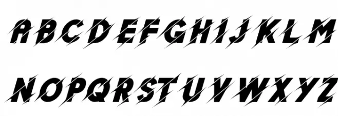 GiverMade-Italic Schriftart Groß