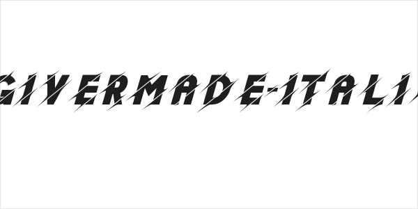 GiverMade-Italic Logo