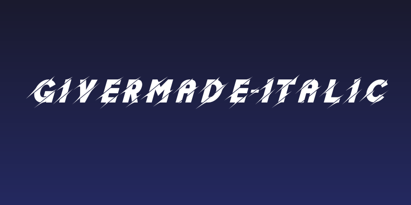 GiverMade-Italic Social Header