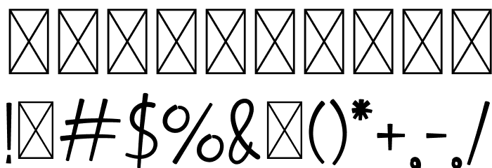 Giving Love Font OTHER CHARS