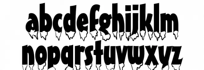 Givre Normal Font LOWERCASE