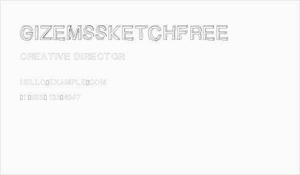 GizemsSketchFree Business Card