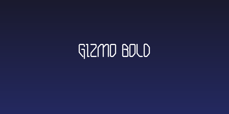 Gizmo Bold Social Header