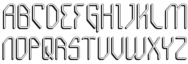 Gizmo - Shade フォント 大文字