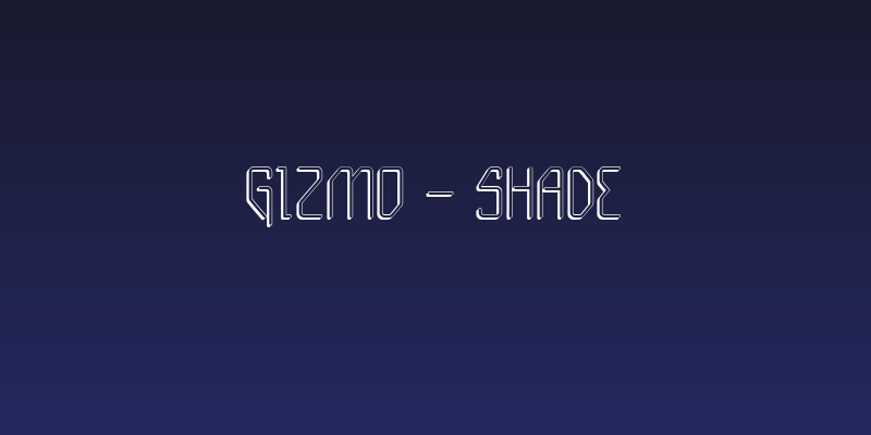 Gizmo - Shade Social Header