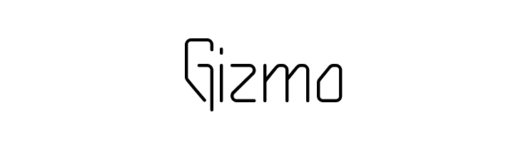 Gizmo  フリーフォントのダウンロード