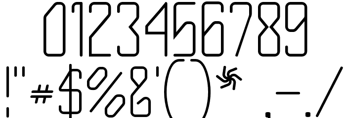 Gizmo Font OTHER CHARS