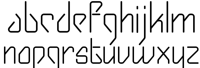 Gizmo Font LOWERCASE