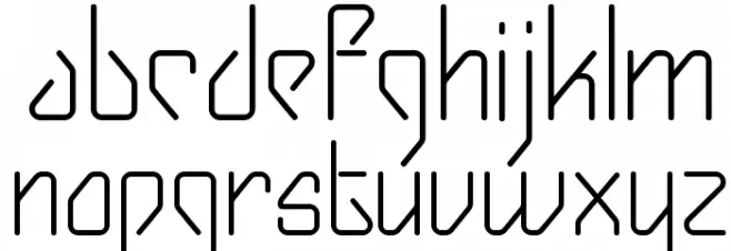 Gizmo Font LOWERCASE