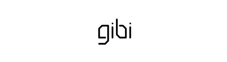 gibi  フリーフォントのダウンロード