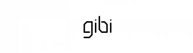 gibi  Frei Schriftart Herunterladen
