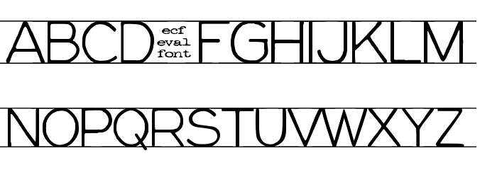 gifford [eval] Polices MAJUSCULES