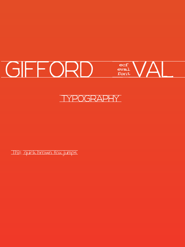 gifford [eval] Poster