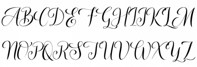 gildane hyme 字体 大写