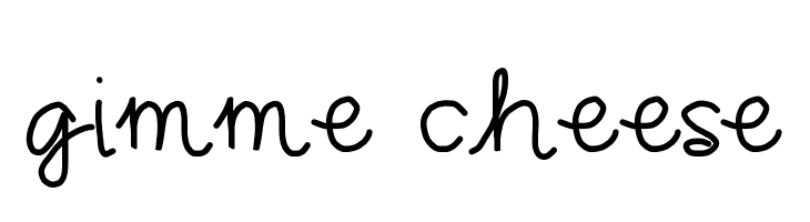 gimme cheese  Fuentes Gratis Descargar