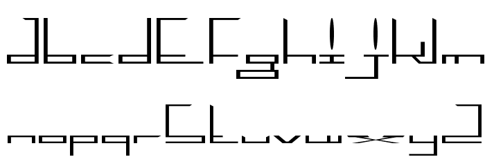 ginger Font LOWERCASE