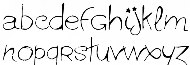 ginolib* Schriftart Groß