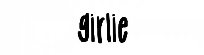 girlie  لخطوط تنزيل
