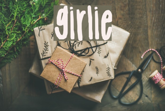 girlie Font examples