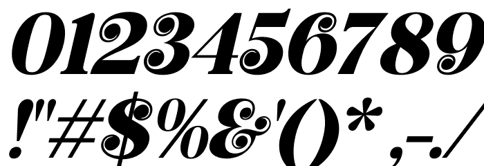 gisrida Italic Font OTHER CHARS
