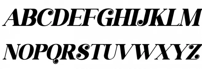 gisrida Italic Polices MAJUSCULES