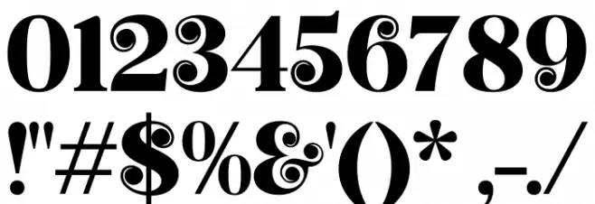 gisrida Font OTHER CHARS