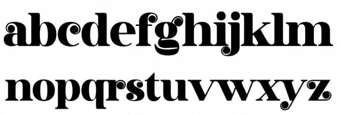 gisrida Font LOWERCASE