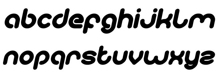 gitchgitch Bold Italic Font LOWERCASE