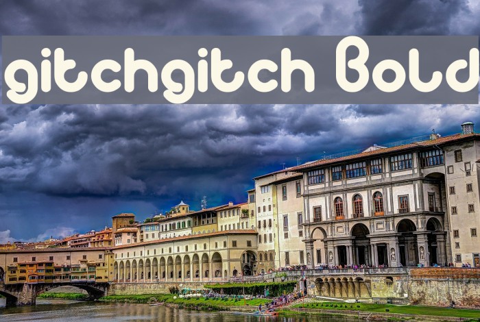 gitchgitch Bold Font examples