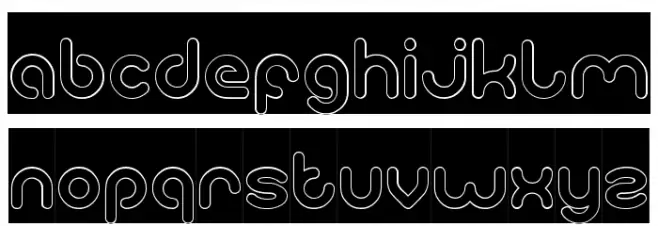 gitchgitch-Hollow-inverse 字体 小写