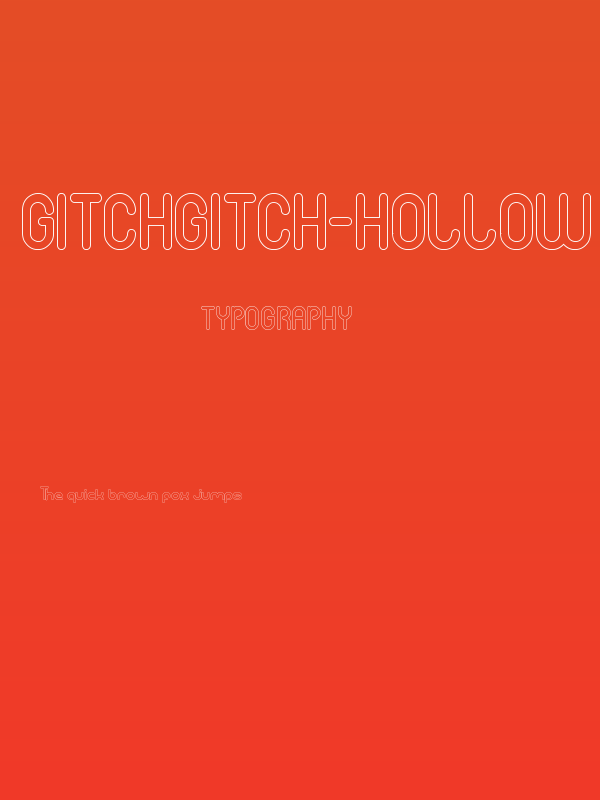 gitchgitch-Hollow Poster