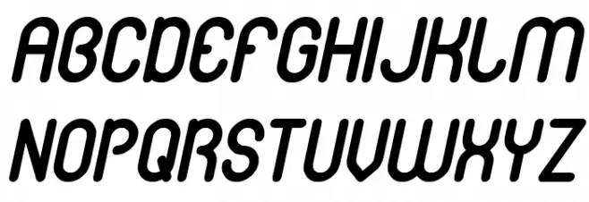 gitchgitch Italic Шрифта ВЕРХНИЙ