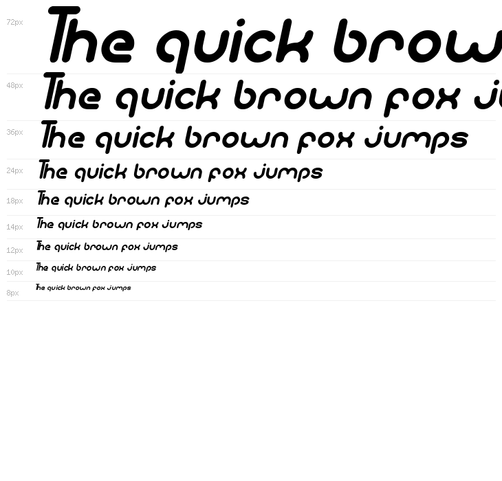 gitchgitch Italic Waterfall