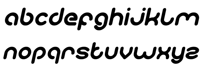 gitchgitch Italic Font LOWERCASE