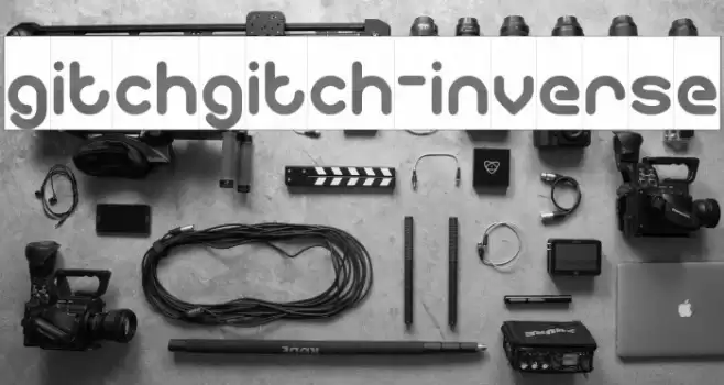 gitchgitch-inverse Font examples