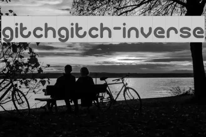 gitchgitch-inverse Font examples