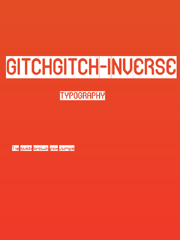 gitchgitch-inverse Poster
