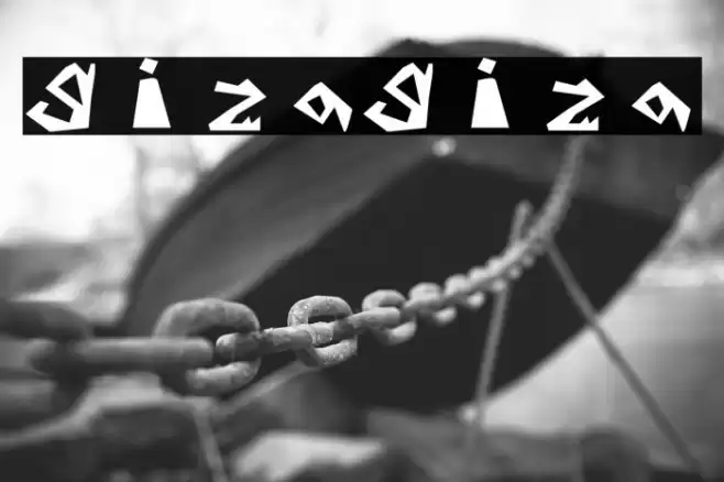 gizagiza Font examples