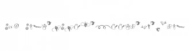 GJ-Garden Gnome Doodles Regular  Frei Schriftart Herunterladen