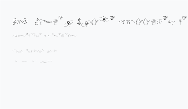 GJ-Garden Gnome Doodles Regular Business Card