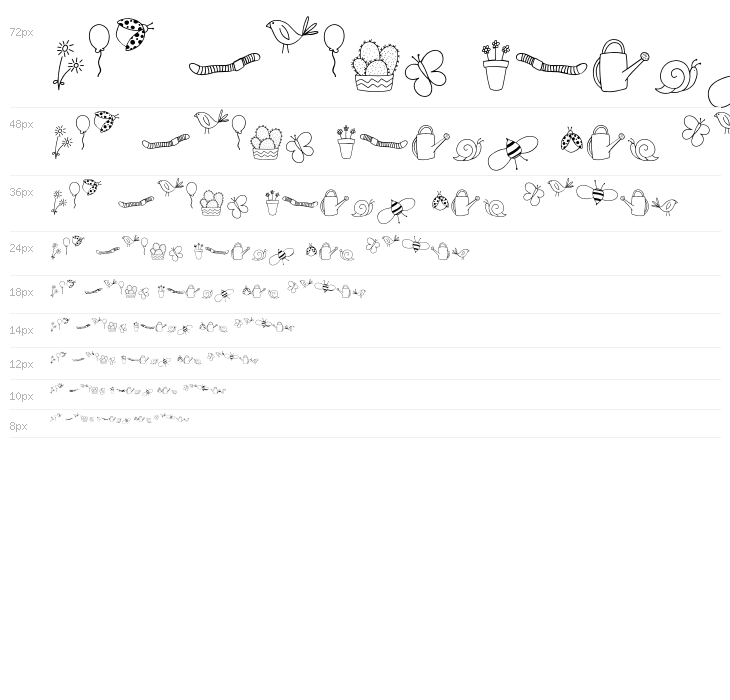 GJ-Garden Gnome Doodles Regular Waterfall