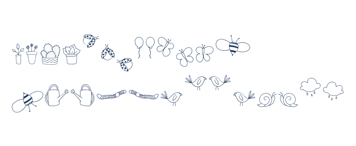 GJ-Garden Gnome Doodles Regular Lowercase