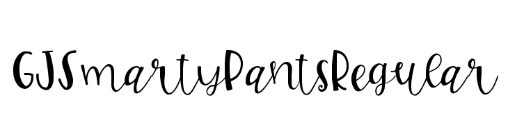GJ Smarty Pants Regular  免费字体下载