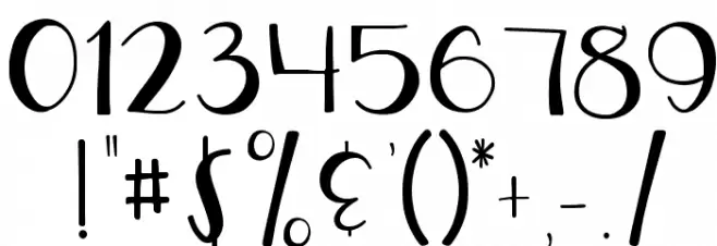 GJ Smarty Pants Regular Font OTHER CHARS